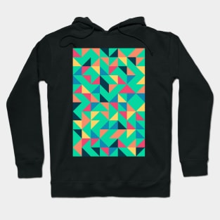 Creative Geometric Colourful Triangle Pattern #26 Hoodie